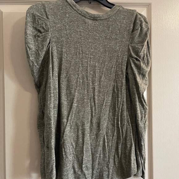 Green Ruffled Sweater - Picture 2 of 5